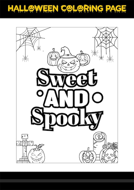 Halloween quotes coloring page halloween coloring page for kids