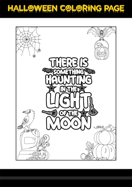 Halloween Quotes Kleurplaat Halloween kleurplaat voor kinderen