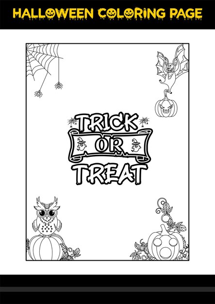 Halloween Quotes Kleurplaat Halloween kleurplaat voor kinderen