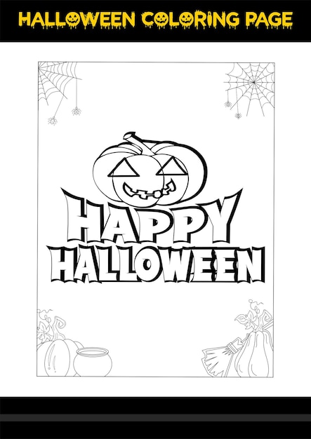 Halloween Quotes Kleurplaat Halloween kleurplaat voor kinderen