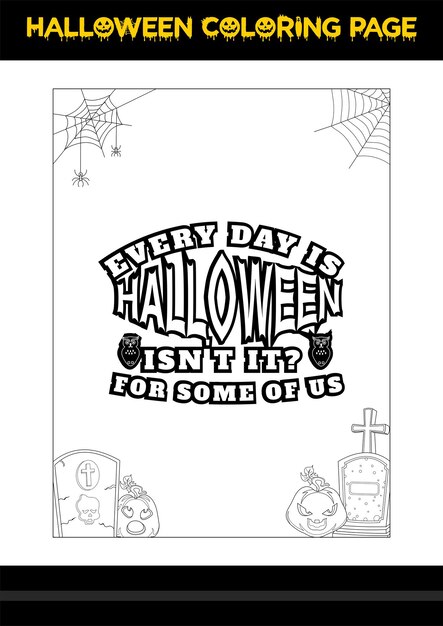 Halloween Quotes Kleurplaat Halloween kleurplaat voor kinderen