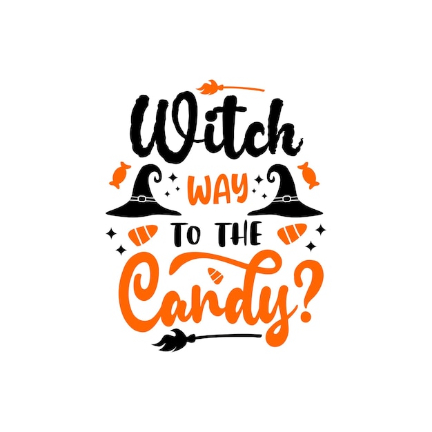 Halloween citazioni svg design lettering