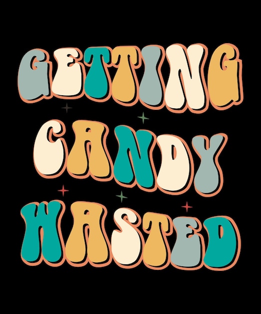 Halloween retro svg  groovy style, vintage groovy, typography way t-shirt design premium vector