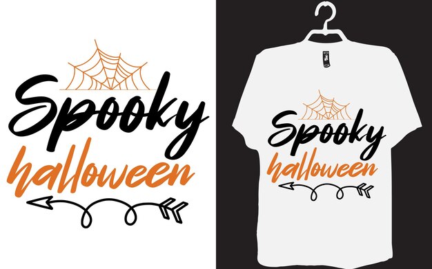 Vector halloween retro vintage t shirt design