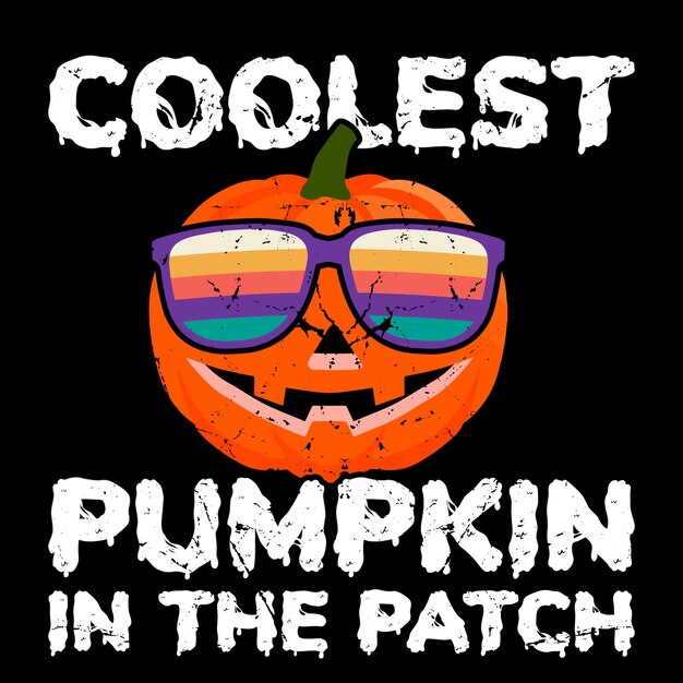 Vector halloween retro vintage tshirt design print template