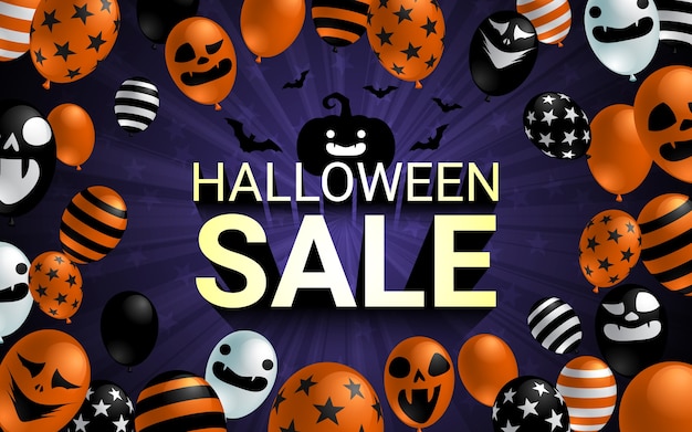 Halloween Sale celebration banner 