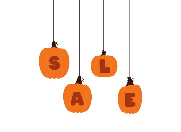 Halloween sale elements