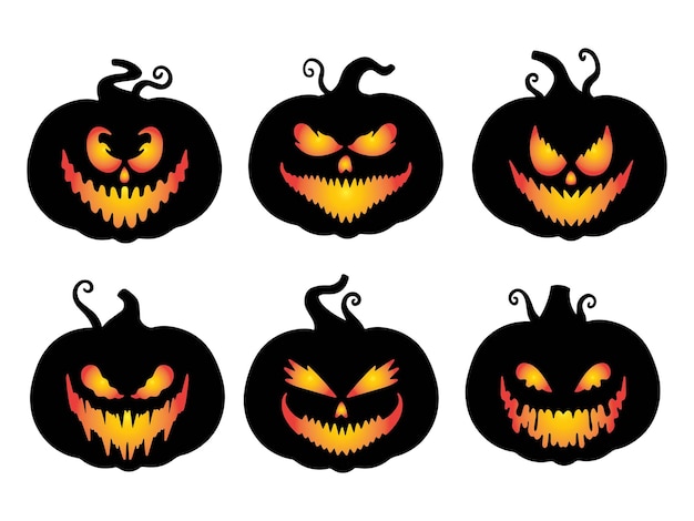 Halloween Scary Face Pumpkin