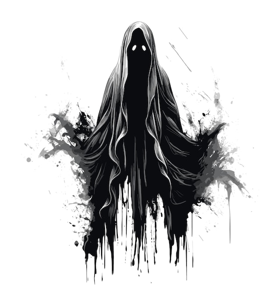 Premium Vector | Halloween scary ghost vector