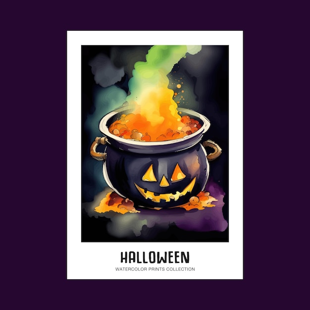 Halloween Scenery Vector Illustration