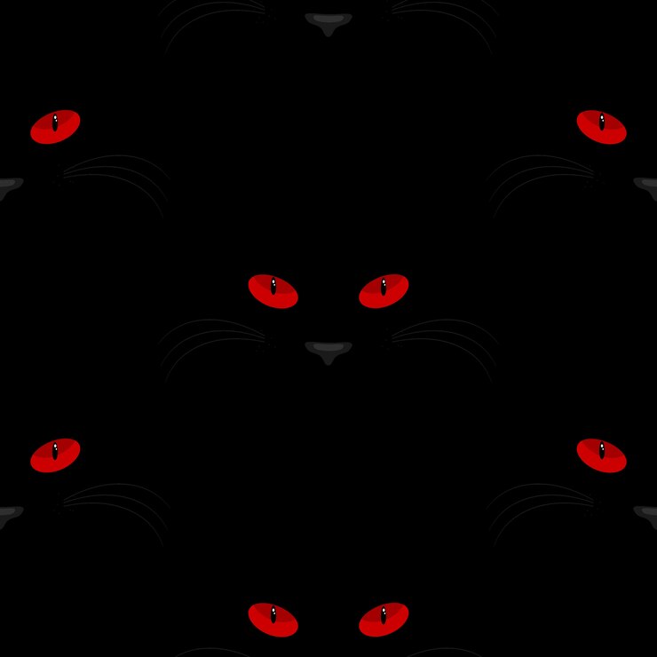 Vector halloween seamless pattern.