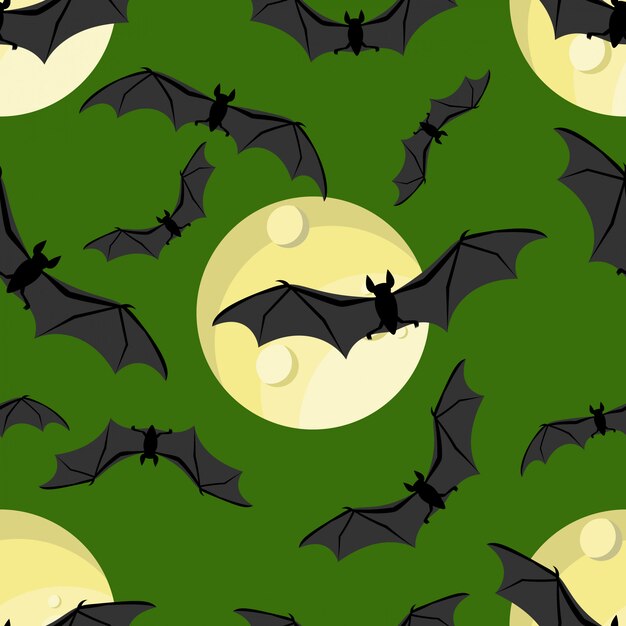 Halloween seamless pattern.