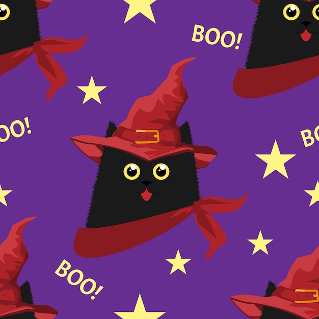 Halloween seamless pattern.