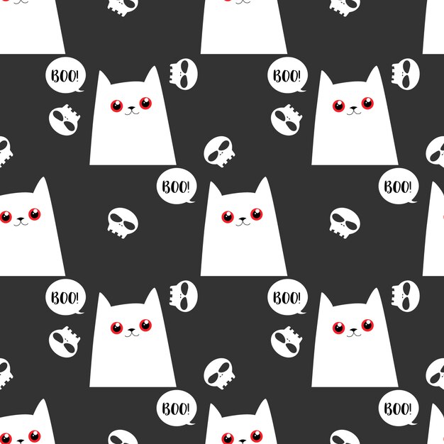 Halloween seamless pattern.