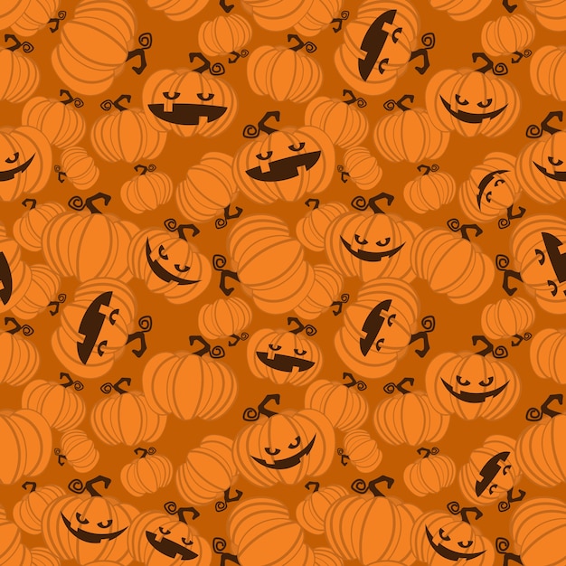 Vector halloween seamless pattern.