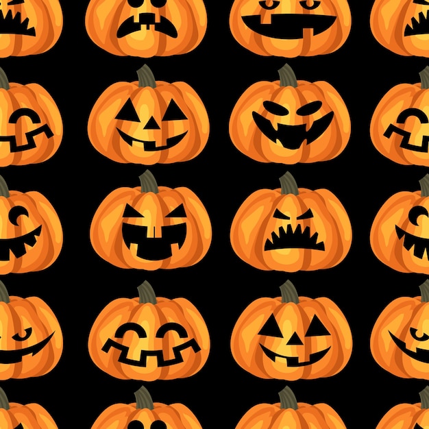 Halloween seamless pattern.