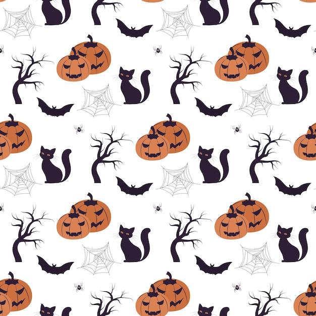 Halloween seamless pattern