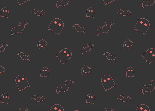 Halloween seamless pattern