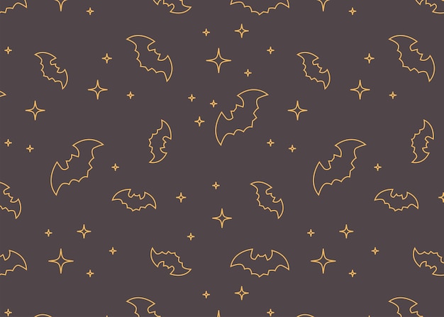 Halloween seamless pattern