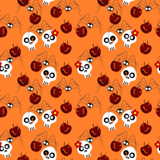 Halloween seamless patterns