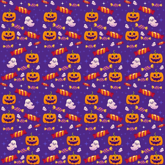 Halloween seamless patterns