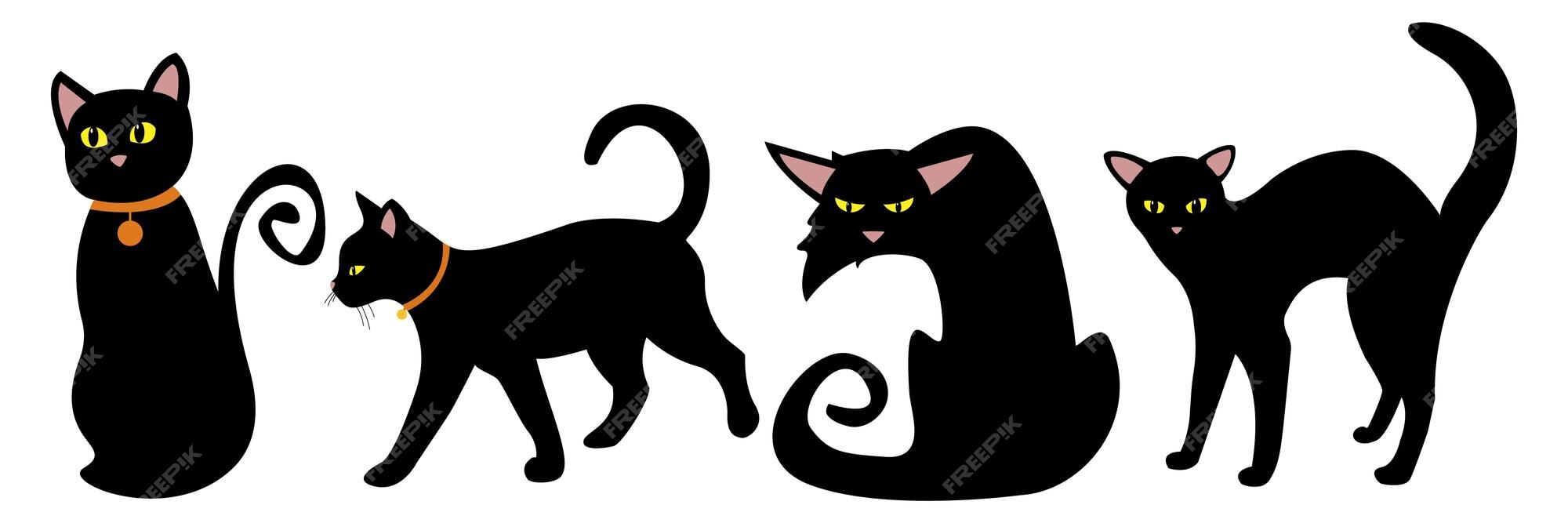 Halloween Black Cat free vector icons designed by Freepik