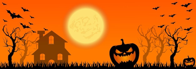 Halloween silhouette Background5 unique layers of Halloween pattern easy to color adjustment