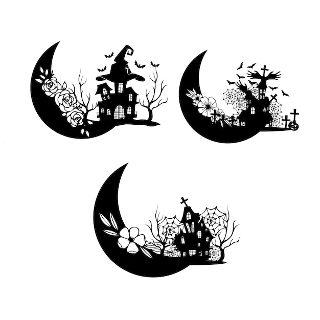 Halloween silhouette collection