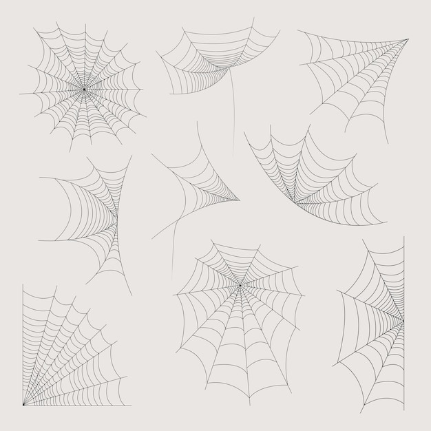 Halloween spider webs