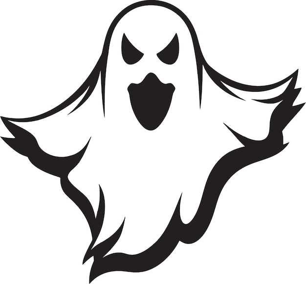 Vector halloween spirits tales of ghostly apparitions