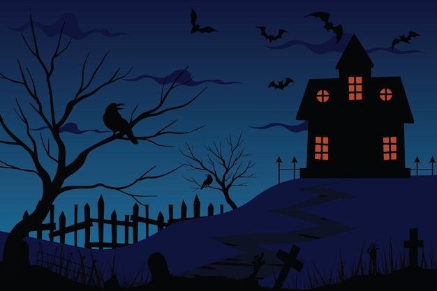 Halloween spookachtige vector illustratie