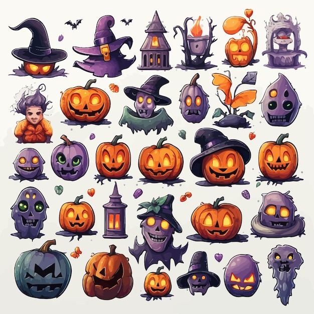 Halloween stickers