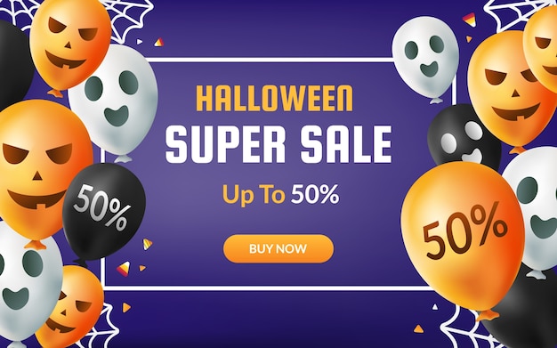 Halloween super sale template