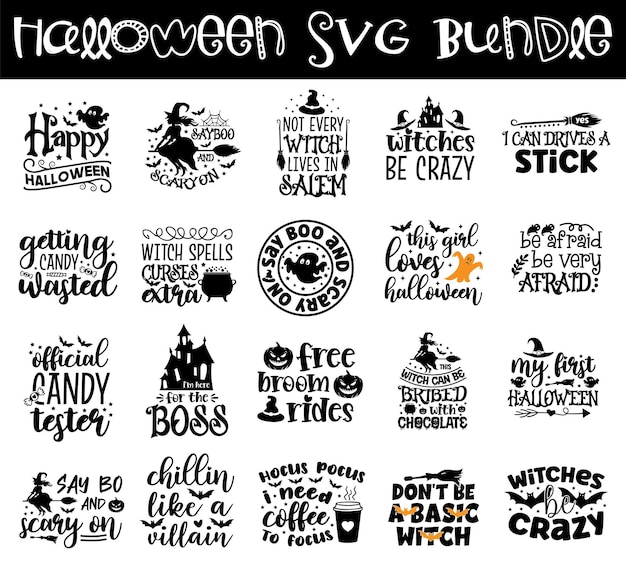 Halloween SVG-bundel