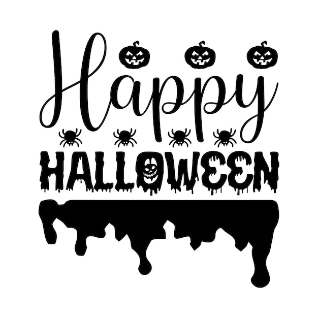 Vettore disegno svg di halloween