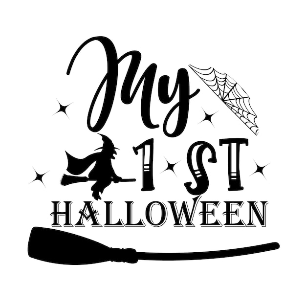 Halloween SVG ontwerp gesneden bestanden Halloween teken maken SVG ontwerp