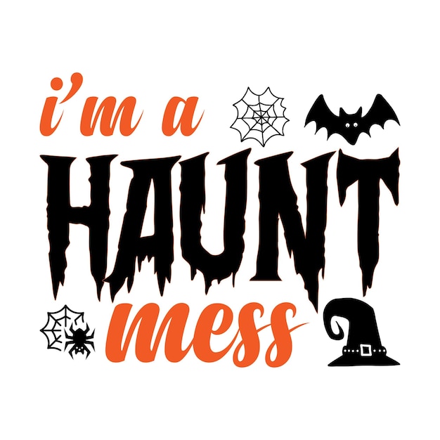 Halloween svg t shirt design and vector