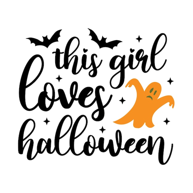 Vettore design della maglietta in formato svg di halloween