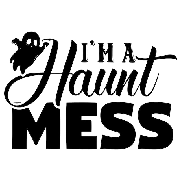 Halloween SVG T-shirt ontwerp sjabloon