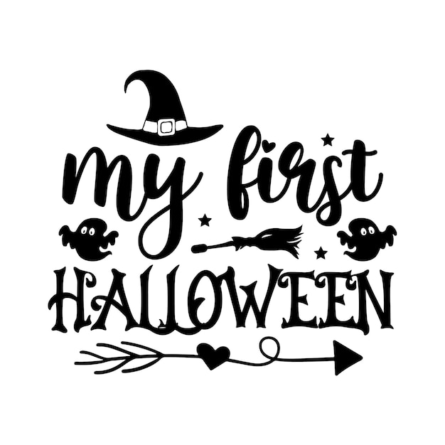 Halloween SVG t-shirt ontwerp