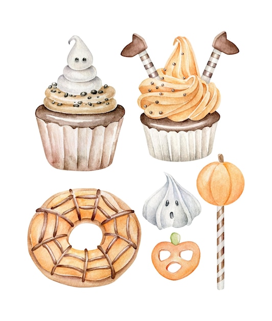 Vector halloween sweets