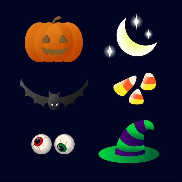 Halloween symbols pack