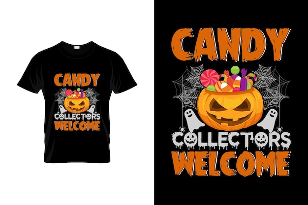 Vettore design di t-shirt di halloween o design di poster di halloween o design di magliette di halloween