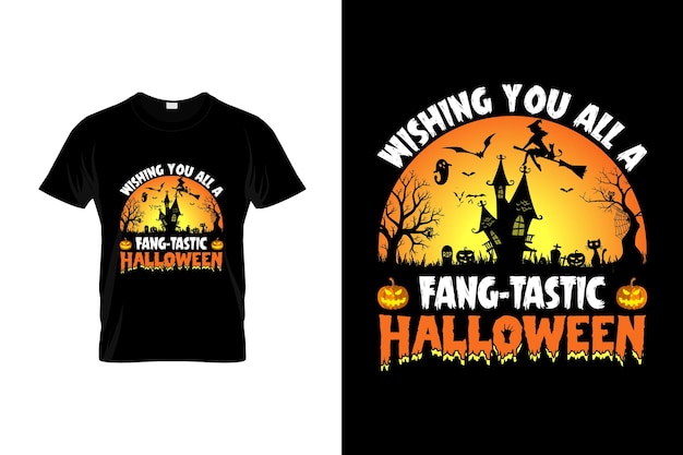 Halloween t-shirt design or halloween poster design or halloween shirt design