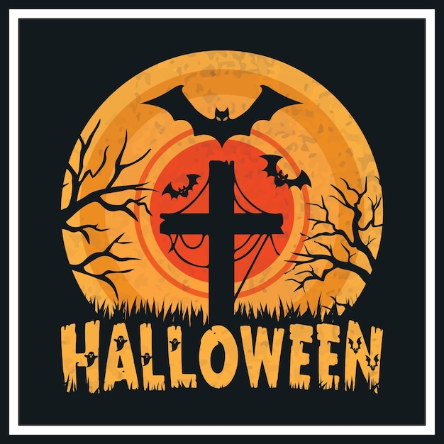 Halloween t-shirt design, Halloween t shirt design vector. Typography, quote, Halloween t shirt