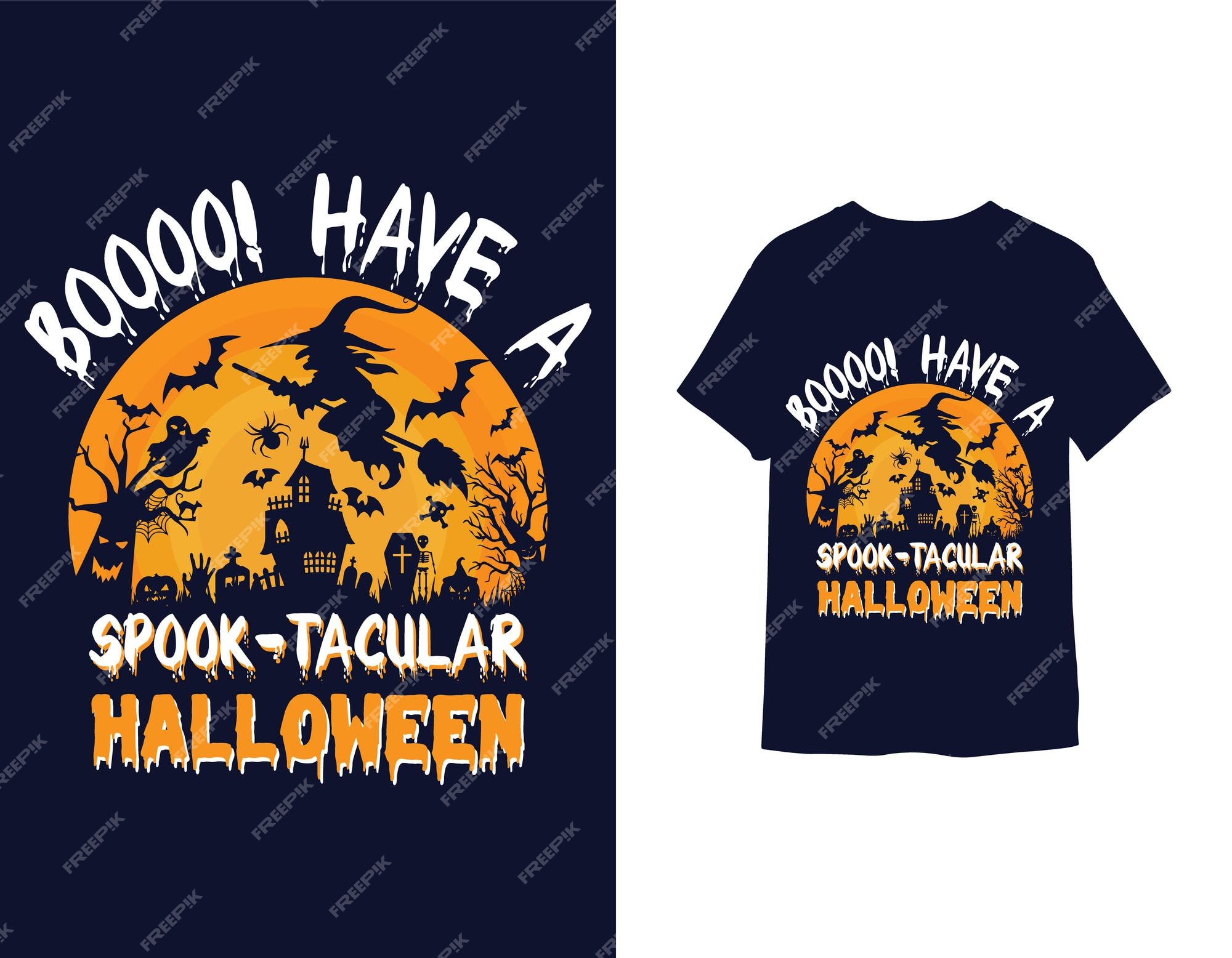 Premium Vector  Halloween t shirt design