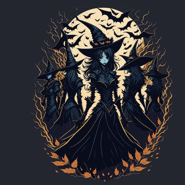 Vector halloween t shirt design ready to print