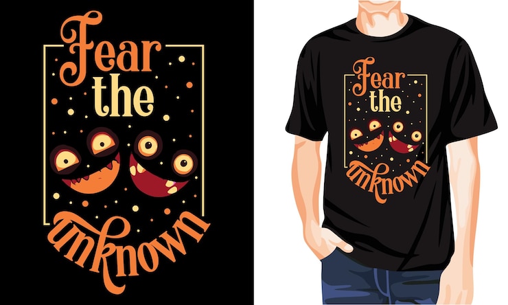 Vector ハロウィン t シャツのデザイン テンプレート ハロウィンのタイプのt シャツデザイン