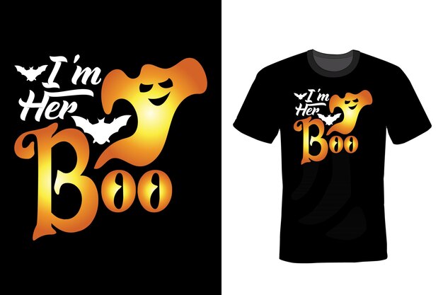 ハロウィンTシャツデザインタイポグラフィヴィンテージ