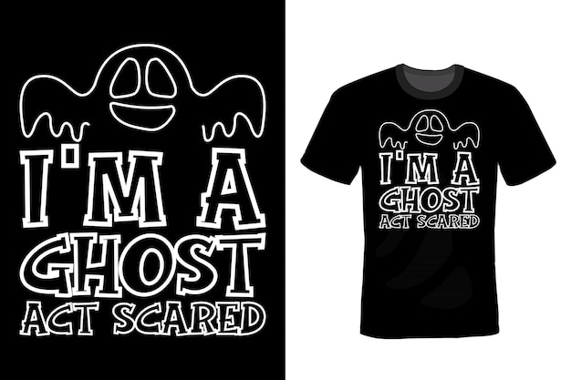 Vector halloween t shirt design typography vintage